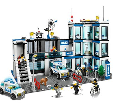 苏宁lego乐高 警察总局l7498