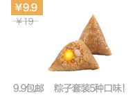 荣幸和粽子套装-5种口味 9.9元